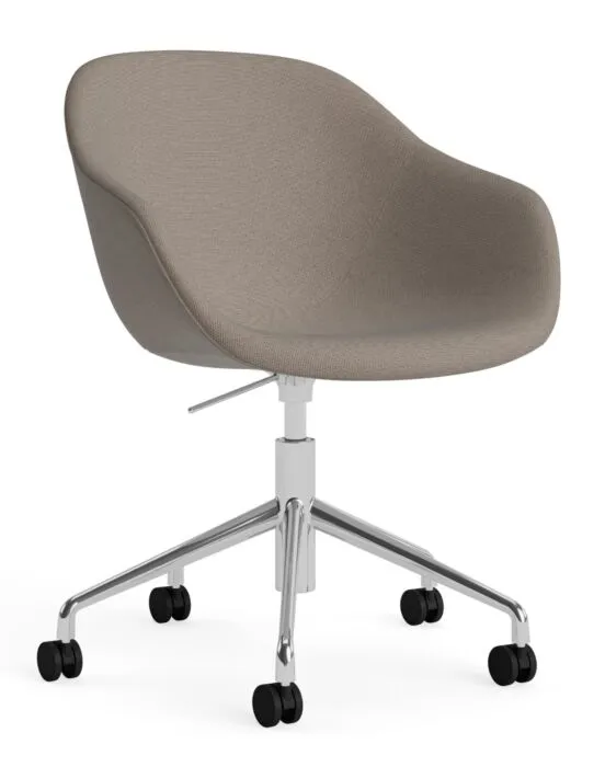 HAY AAC 253 stoel-Autumn 331-Polished aluminium Premium