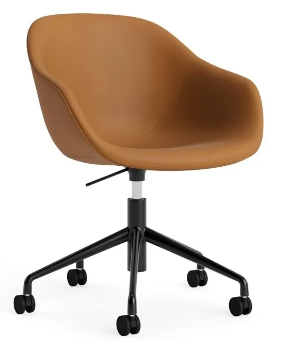 Shop Nu HAY AAC 253 stoel-Sense Cognac-Black powder coated aluminium