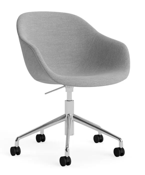 HAY AAC 253 stoel-Mode 008-Polished aluminium Populair