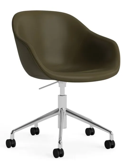 Gratis Retour HAY AAC 253 stoel-Sense Forest-Polished aluminium