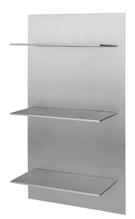 Dagaanbieding Ferm Living Lager wandplank - aluminium-Triple Small