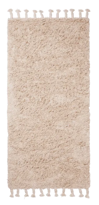 Actieprijs Ferm Living Amass Long Pile loper - Off-White