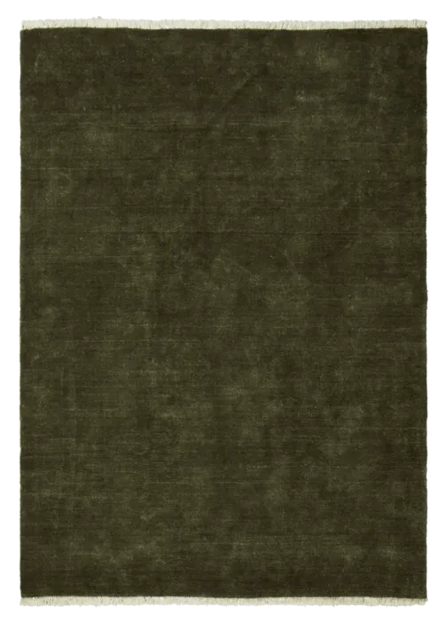 Ferm Living Firth Jute vloerkleed-200x300 cm-Dark Olive Koop Vandaag