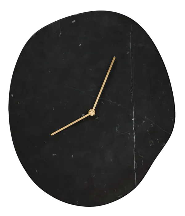 Koopje Ferm Living Melt wandklok-Black Marble