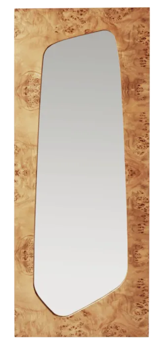 Weekendaanbieding Ferm Living Folia spiegel-H135-Natural Burl