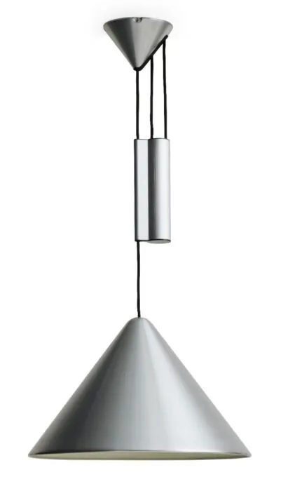 HAY Compass verstelbare hanglamp-Brushed Aluminium Gratis Retour