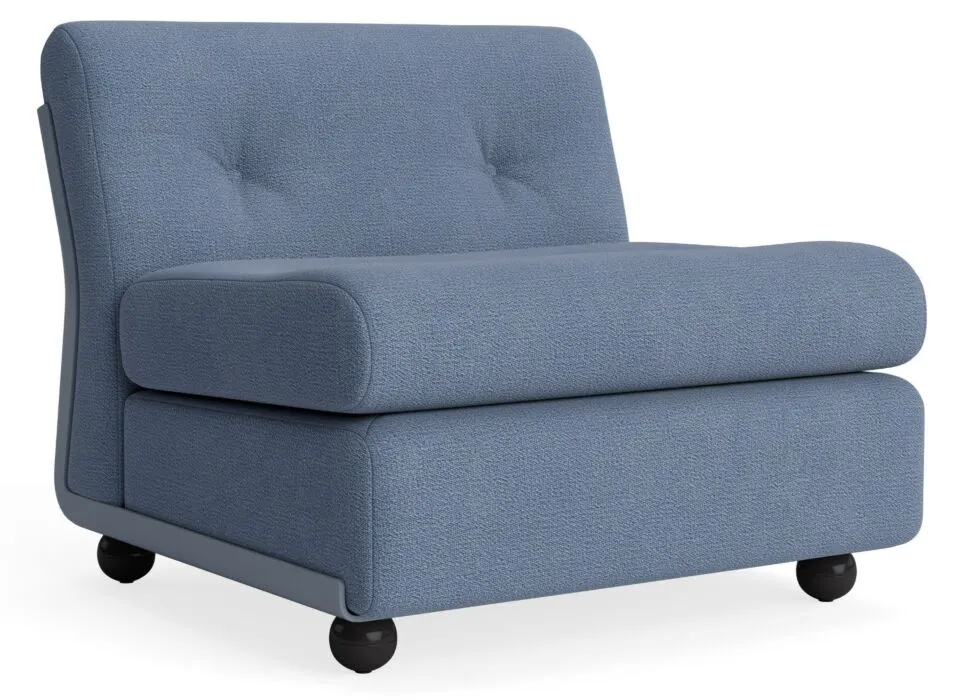 Uitverkoop HAY Amanta fauteuil - Frost Blue onderstel-Osumi - 30
