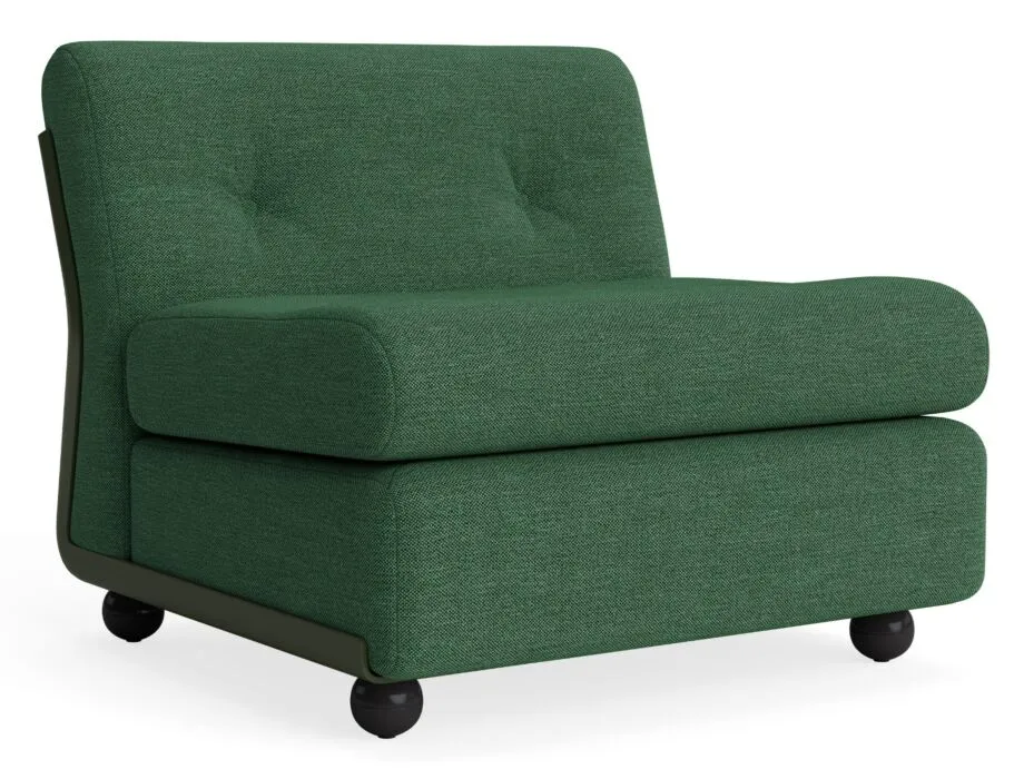 Hoge Kwaliteit HAY Amanta fauteuil - Bottle Green onderstel-Mode - 040