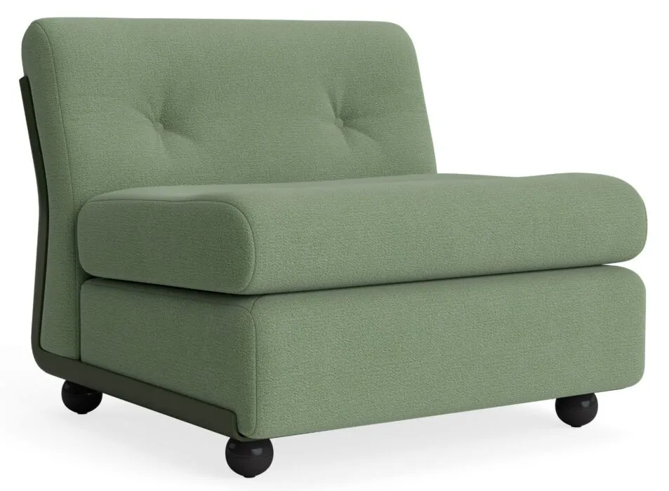 Shop Nu HAY Amanta fauteuil - Bottle Green onderstel-Osumi - 27