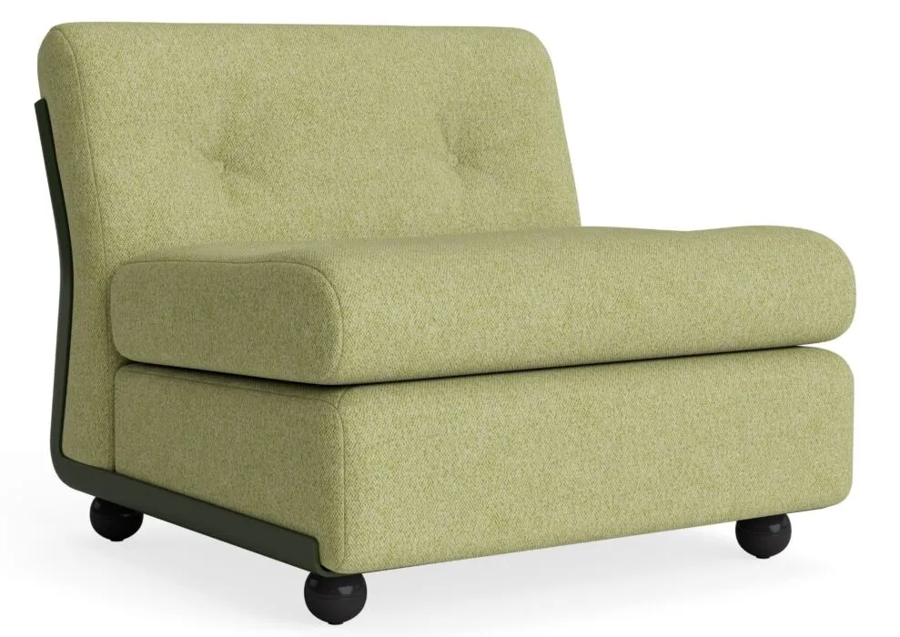 Aanbieding HAY Amanta fauteuil - Bottle Green onderstel-Vanir - 943