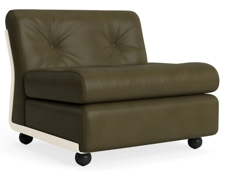HAY Amanta fauteuil - Cream Beige onderstel-Sense - Forest Laatste Versie