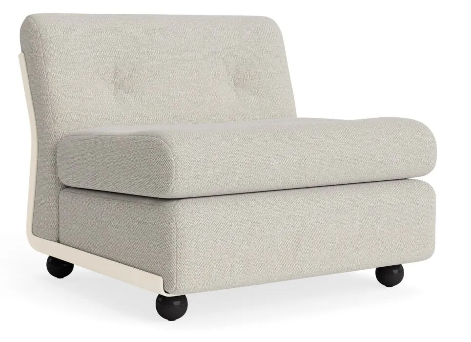 Bestel Nu HAY Amanta fauteuil - Cream Beige onderstel-Story - 102
