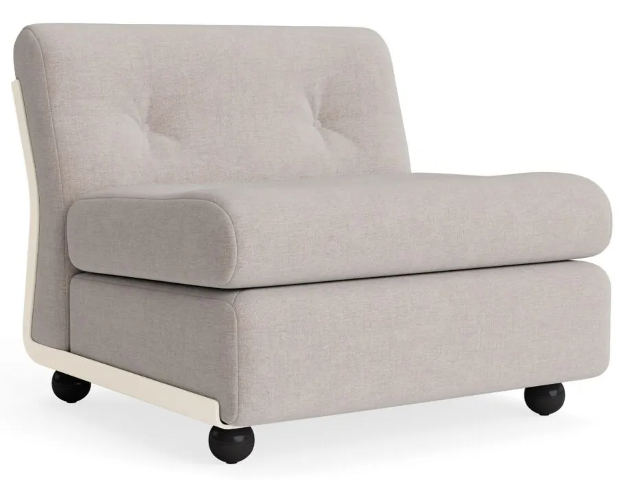 Fabrieksprijs HAY Amanta fauteuil - Cream Beige onderstel-Overlap - 05