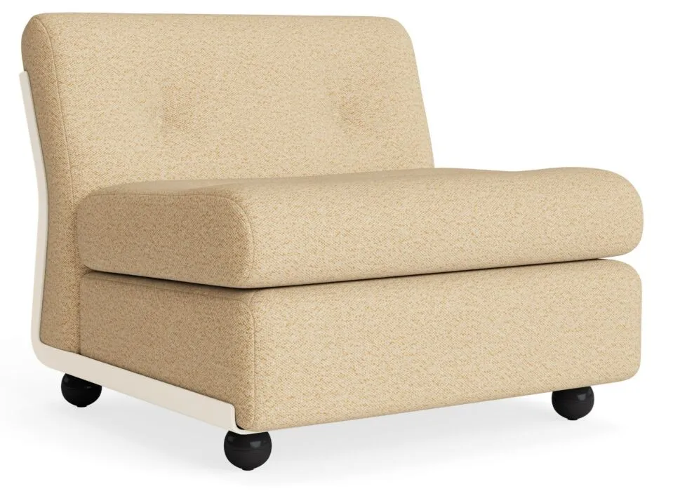 Gereduceerde Prijs HAY Amanta fauteuil - Cream Beige onderstel-Vanir - 413