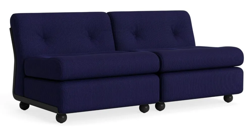Weekendaanbieding HAY Amanta 2-zits bank - Anthracite onderstel-Yuma - 1477