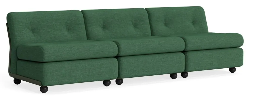 HAY Amanta 3-zits bank - Bottle Green onderstel-Mode - 040 Koop Online