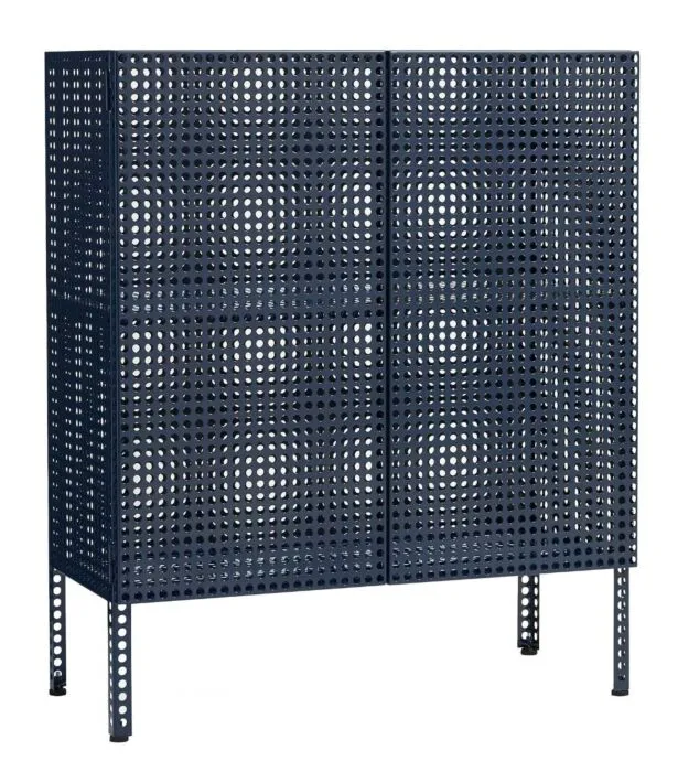 Speciale Aanbieding HAY Perforated dressoir medium-Steel blue