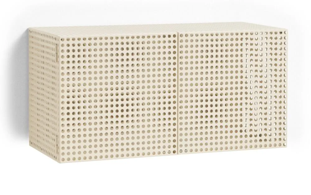 HAY Perforated wandkast small-Eggshell Tijdelijk Beschikbaar