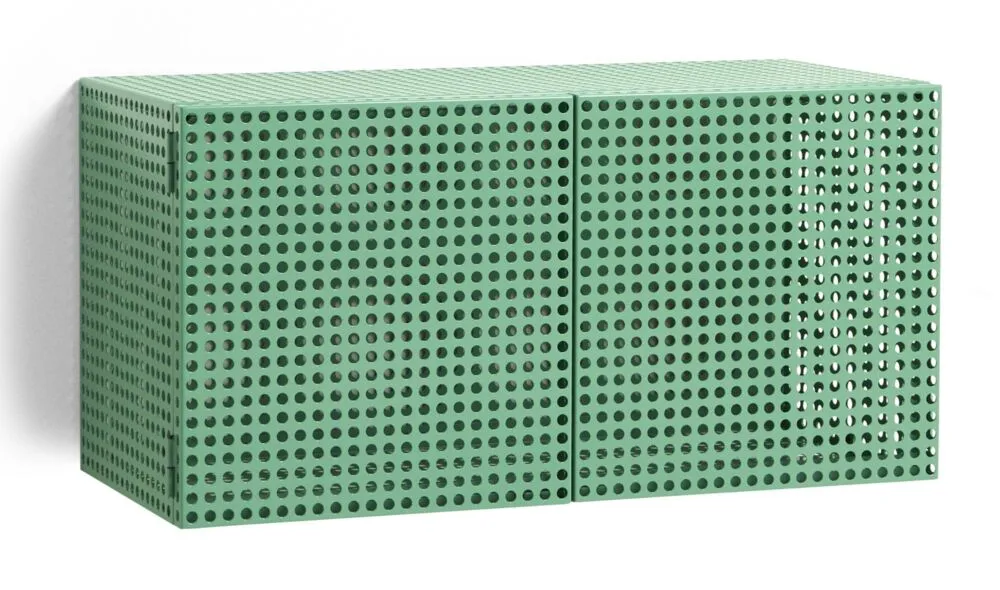 HAY Perforated wandkast small-Soft jade Voordeelprijs