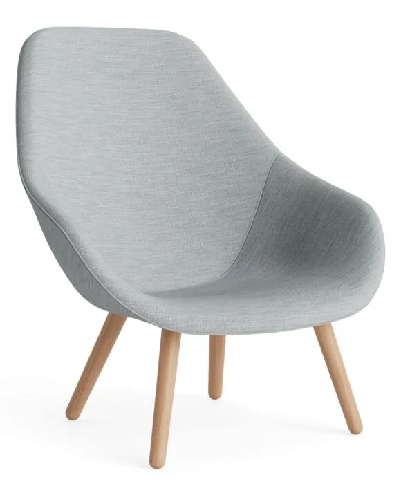 Direct Verzonden HAY AAL 92 fauteuil-Remix 123-Water-based gelakt eikenhout