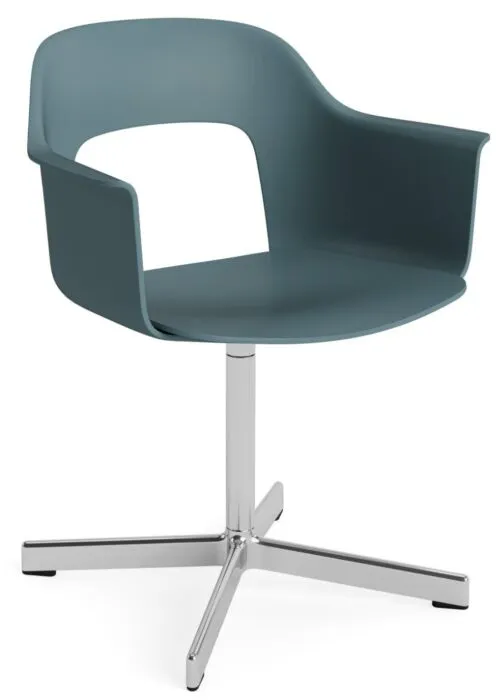 HAY Layout 231 armstoel-Ocean-Polished Aluminium Beperkt Aanbod