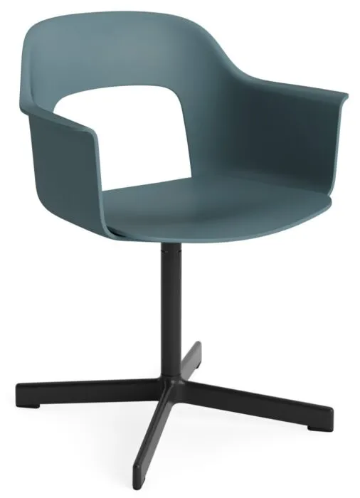 Finale Uitverkoop HAY Layout 231 armstoel-Ocean-Black Powder Coated Aluminium