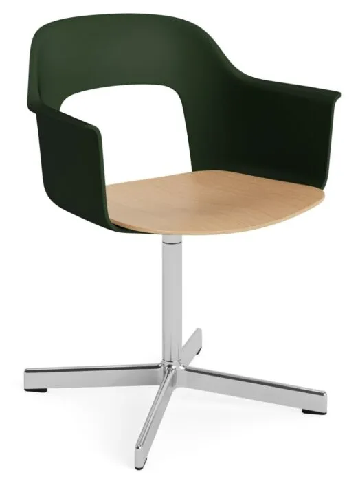 HAY Layout 232 armstoel-Bottle Green Beperkt Aanbod