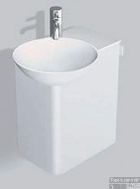 Lage Prijs Alape Wp.insert 1 Meubelset 48,5cm.wastafel Links Aflegvlak Rechts Wit