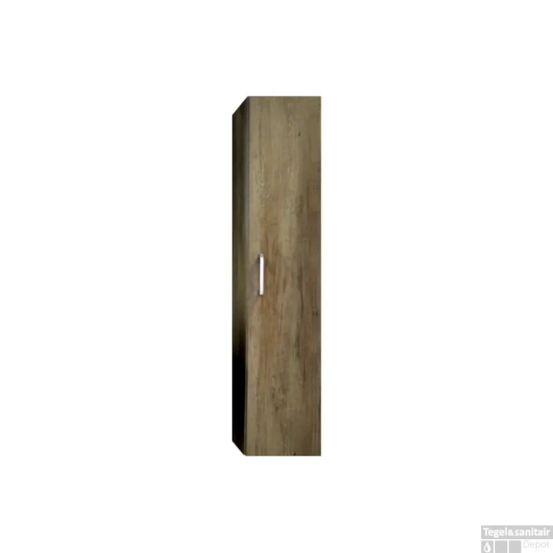 Lage Kosten Kolomkast Sanicare Q1/Q12/Q17 Soft-Close Deur 160x33,5x32 cm Truffel