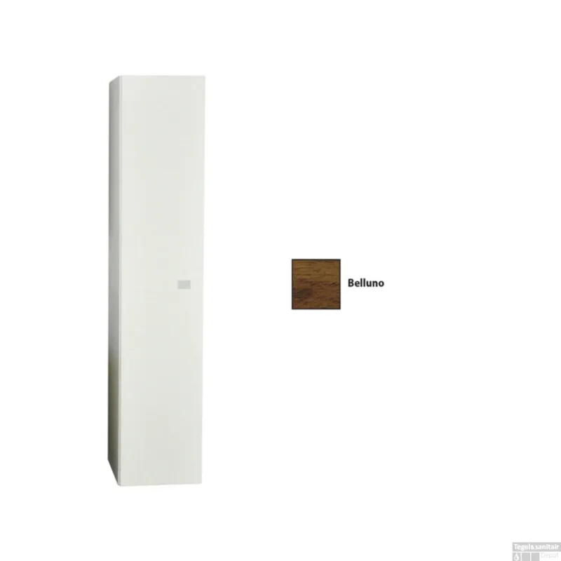 Exclusieve Aanbieding Kolomkast Sanicare Q5 1 Soft-Close Deur 160 cm Belluno