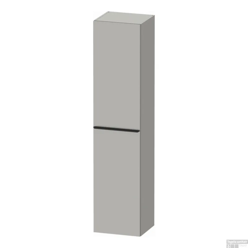 Hoge Kast Duravit D-Neo Kolomkast Wand 176 cm Linksdraaiend Mat Betongrijs Express Levering
