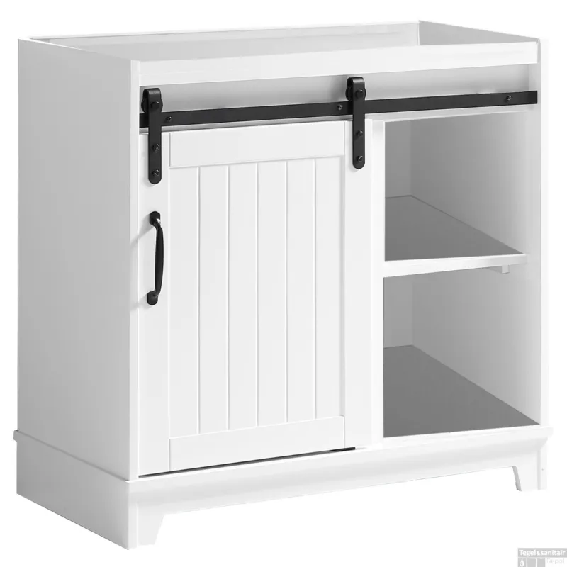 Bestseller Badmeubelkast Differnz Country Side 80 Wit
