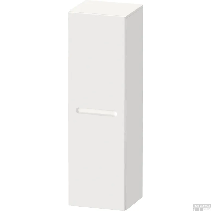 Badkamerkast Duravit No.1 Halfhoge Kast Mat Grafiet Met 1 deur 40x132x36cm Rechts Must-Have