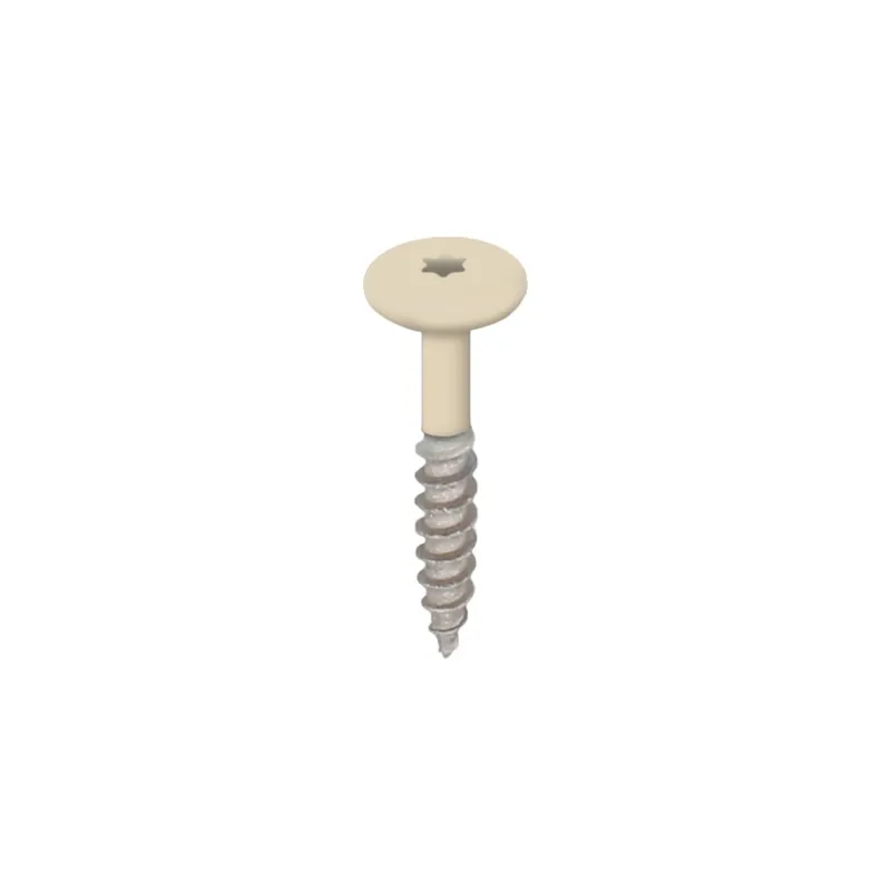 Torx schroef RVS 32 mm 100st Licht ivoor - Keralit (2890) Beperkte Voorraad