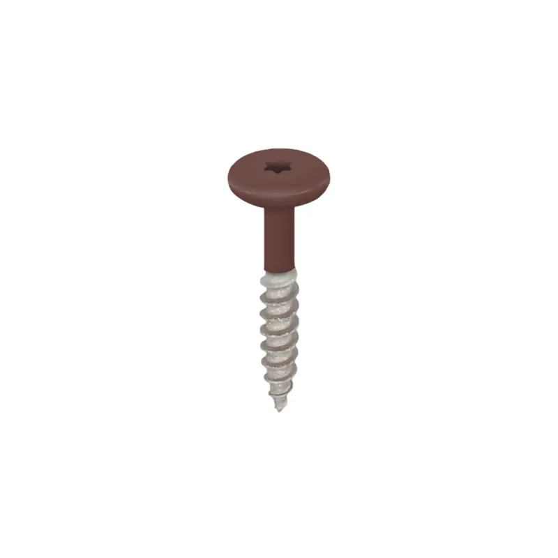 Torx schroef RVS 32 mm 100st Mahonie - Keralit (2890) Lage Kosten
