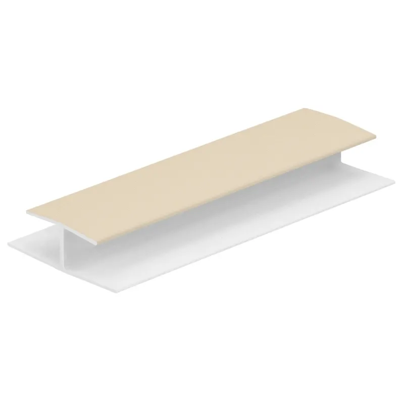 Verbindingprofiel Licht ivoor (dakrand) - Keralit (0420) Speciale Aanbieding
