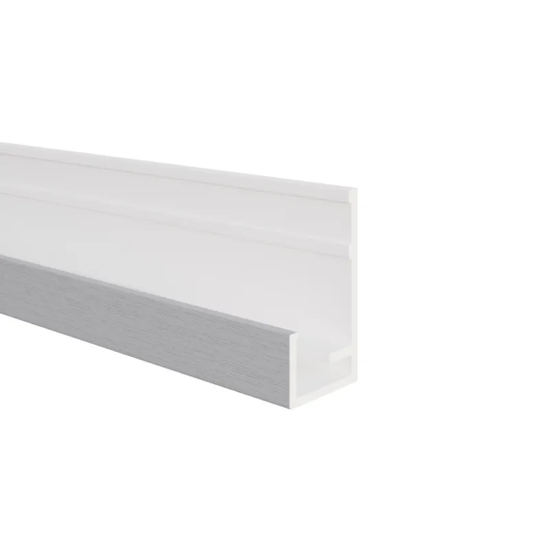 Korting Startprofiel verticale bekleding Lichtgrijs - VinyPlus