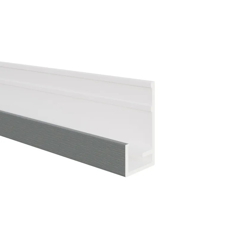 Tijdelijk Beschikbaar Startprofiel verticale bekleding Basaltgrijs - VinyPlus