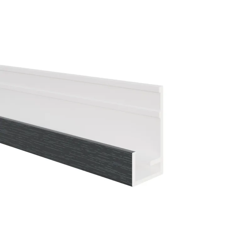 Startprofiel verticale bekleding Antraciet - VinyPlus Betrouwbaar