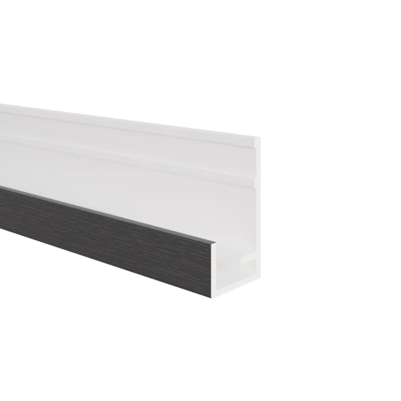 Meest Verkocht Startprofiel verticale bekleding Zwart - VinyPlus