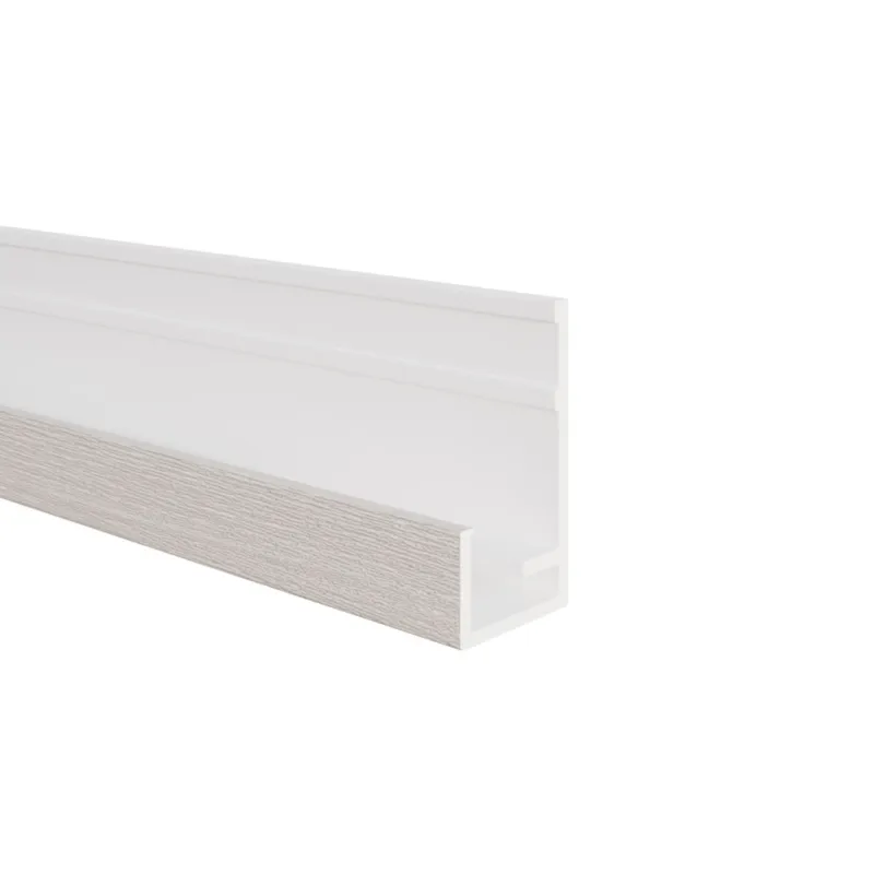 Koop Vandaag Startprofiel verticale bekleding Sheffield eiken Wit - VinyPlus