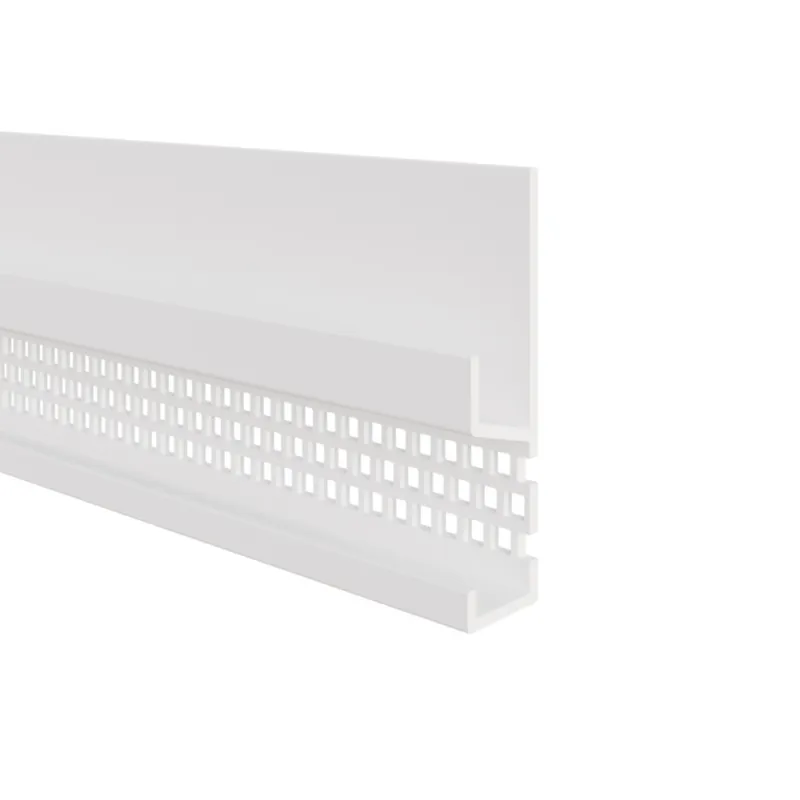 Voordeelprijs Ventilatie afsluitprofiel 65 x 17 mm Wit