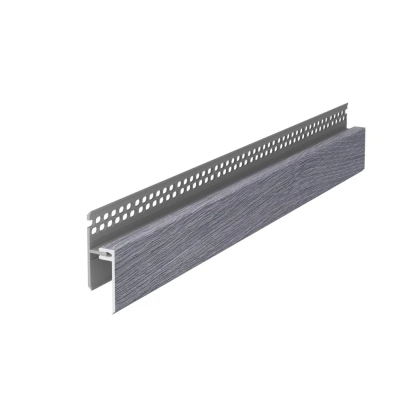 Gereduceerde Prijs Ventilatie afsluitprofiel 2-delig 17 mm - Eurotexx Sheffield eiken Grijs