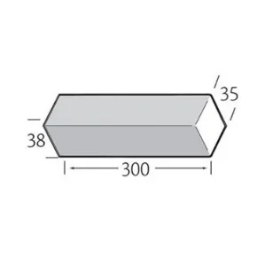 Actieprijs Buitenhoek 300mm - VinyPlus Quartzgrijs