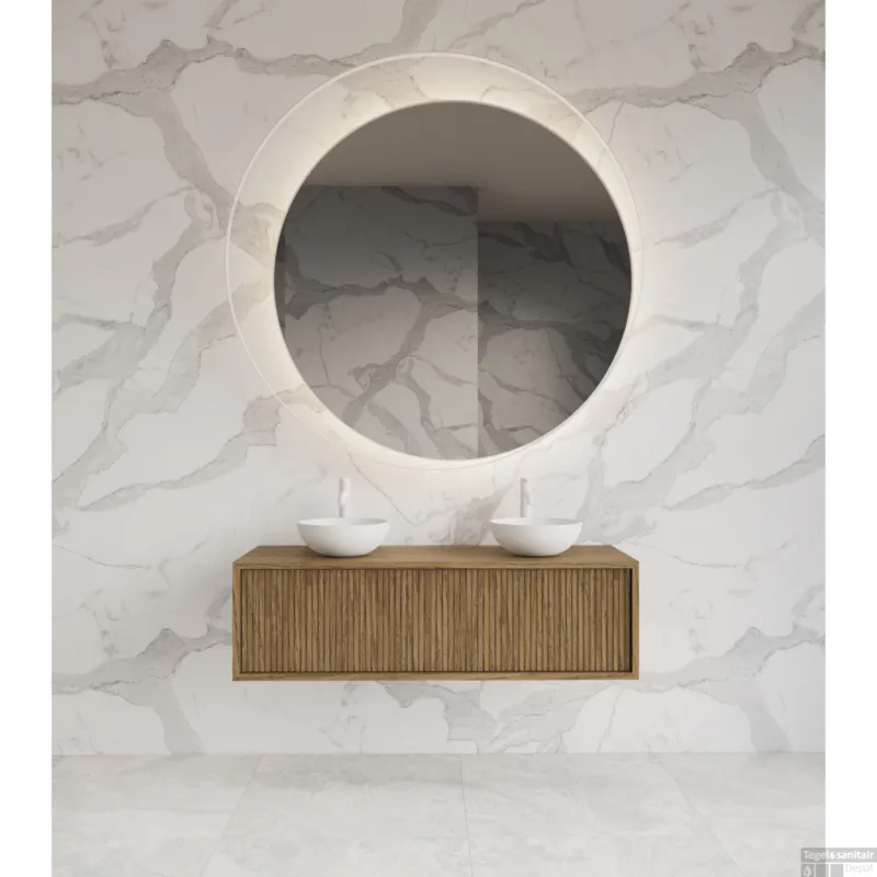 Onderkast Gliss Design Heronimus 120x45x35 cm Met Topplaat Castle Brown Betrouwbaar