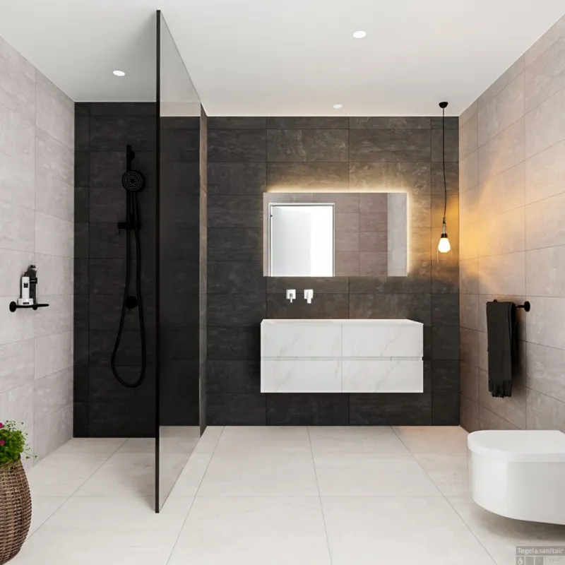 Beperkte Voorraad Badkamermeubel BWS Valencia Carrara Mat 120 cm Solid Surface Wastafel Rechthoekige Wasbak Links (0 kraangaten, 4 lades)