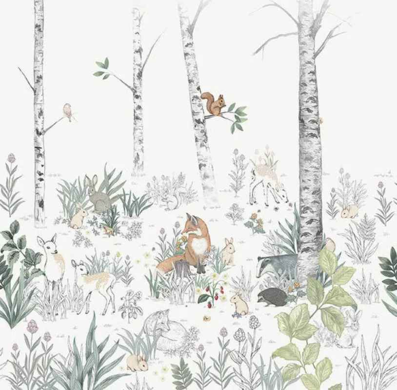 Borastapeter Newbie Wallpaper II Magic Forest Mural 7481 Behang Korting
