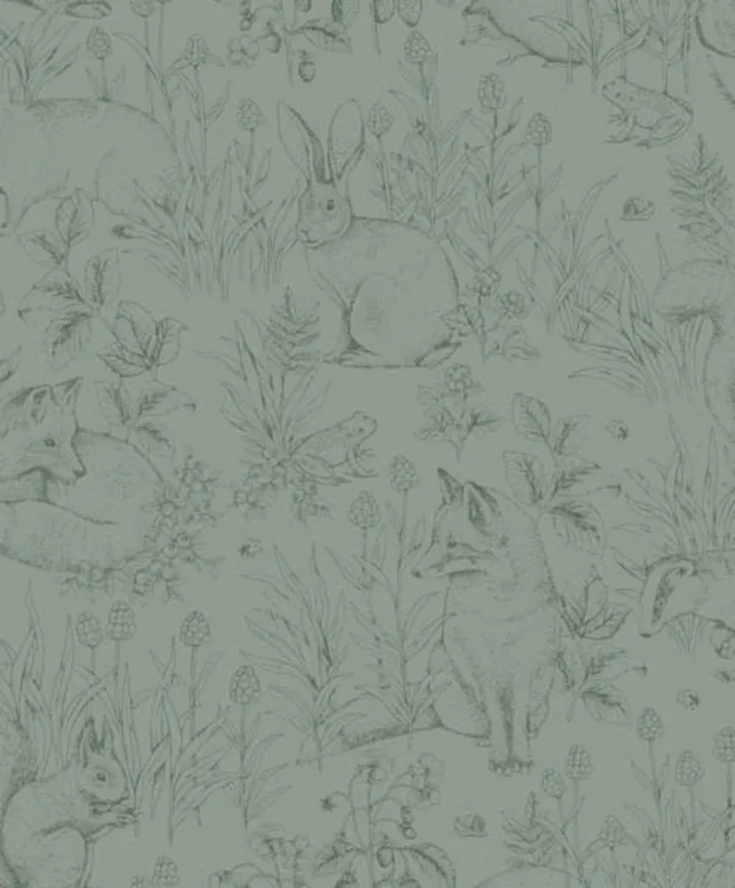 Borastapeter Newbie Wallpaper II Forest Friends 7477 Behang Direct Beschikbaar