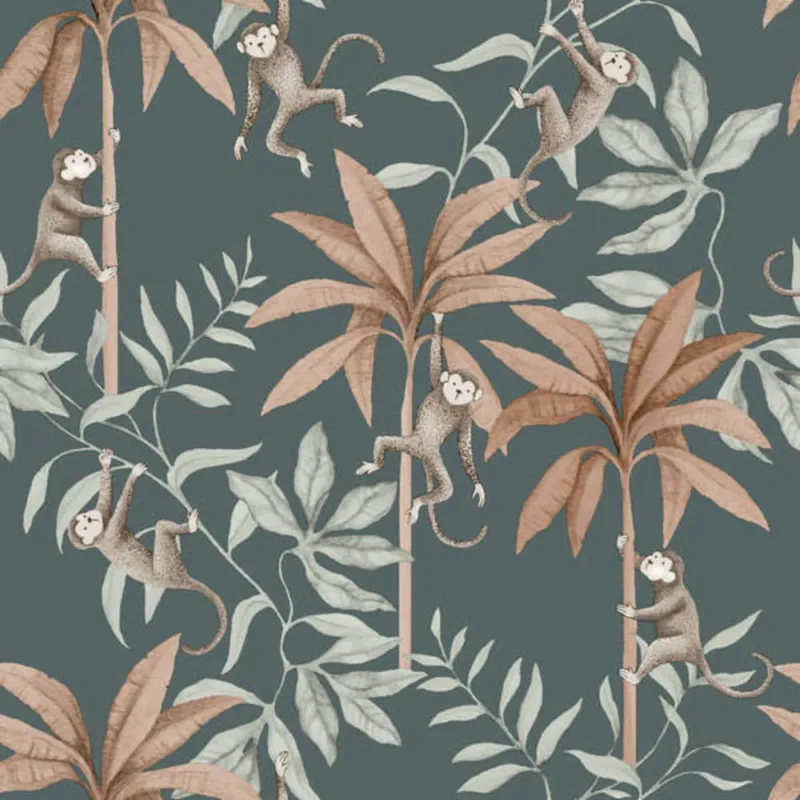 Hete Deal Borastapeter Newbie Wallpaper II Jungle Friends 6937 Behang