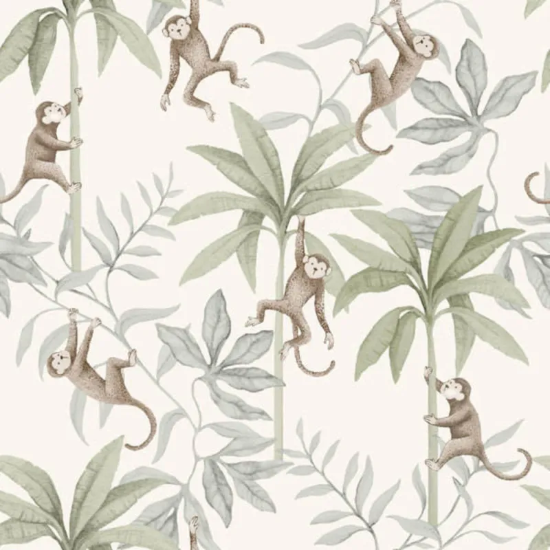 Laatste Versie Borastapeter Newbie Wallpaper II Jungle Friends 6936 Behang